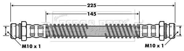 BORG & BECK Jarruletku BBH7459